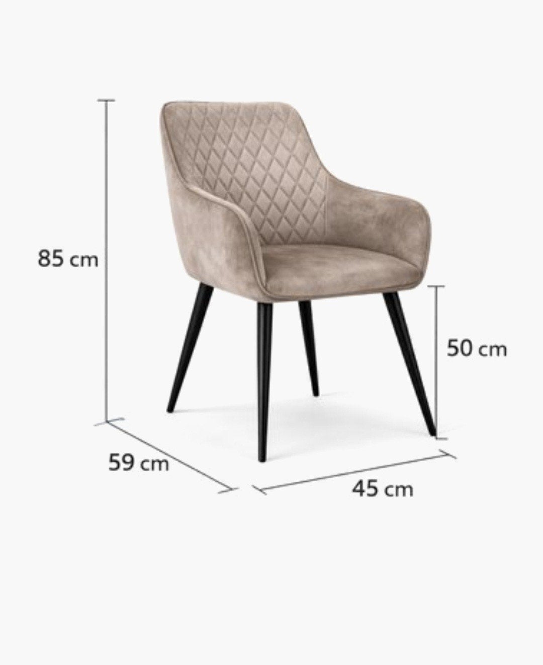 Set van 4 eetkamerstoelen, Huis en Inrichting, Stoelen, Ophalen, Overige kleuren, Nieuw, Stof