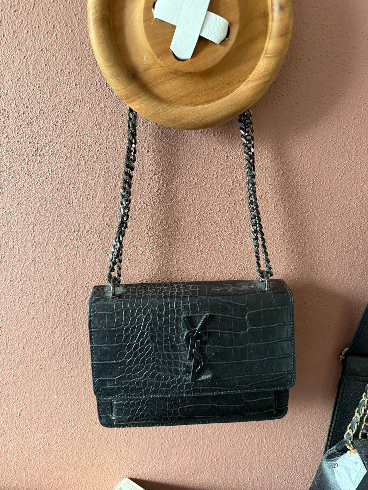 Ysl handtas, Ophalen of Verzenden, Zo goed als nieuw, Zwart, Handtas