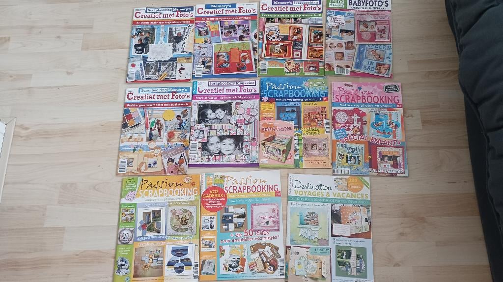 Scrapbook tijdschriften, Hobby en Vrije tijd, Scrapbooking, Ophalen of Verzenden, Gebruikt, Album of Boek, Scrap