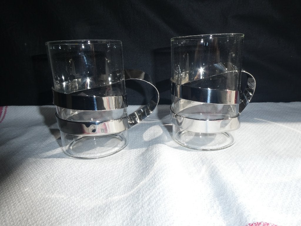 2 x theeglazen Bredemeijer – Tassilo von Grolman, Glas of Glazen, Gebruikt, Ophalen of Verzenden, Glas