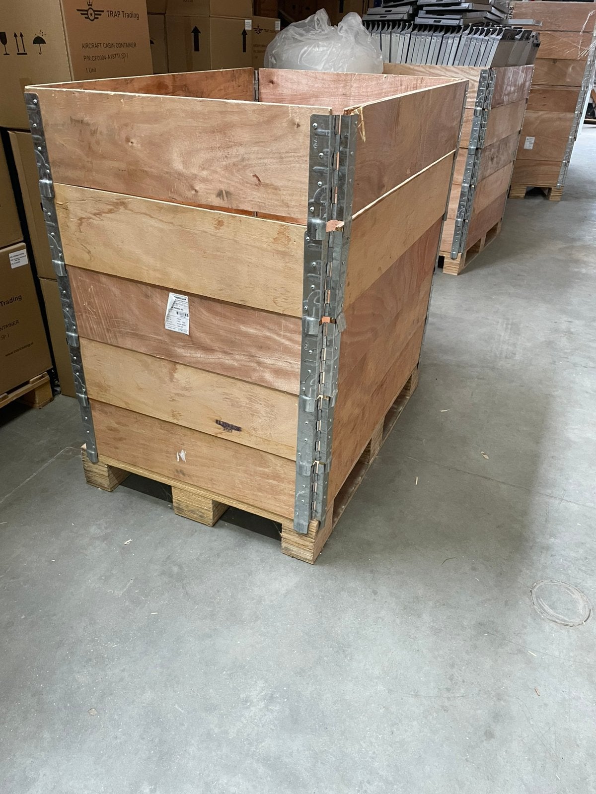 Hout pallet bak, Ophalen, 50 mm of meer, Pallet, Minder dan 200 cm