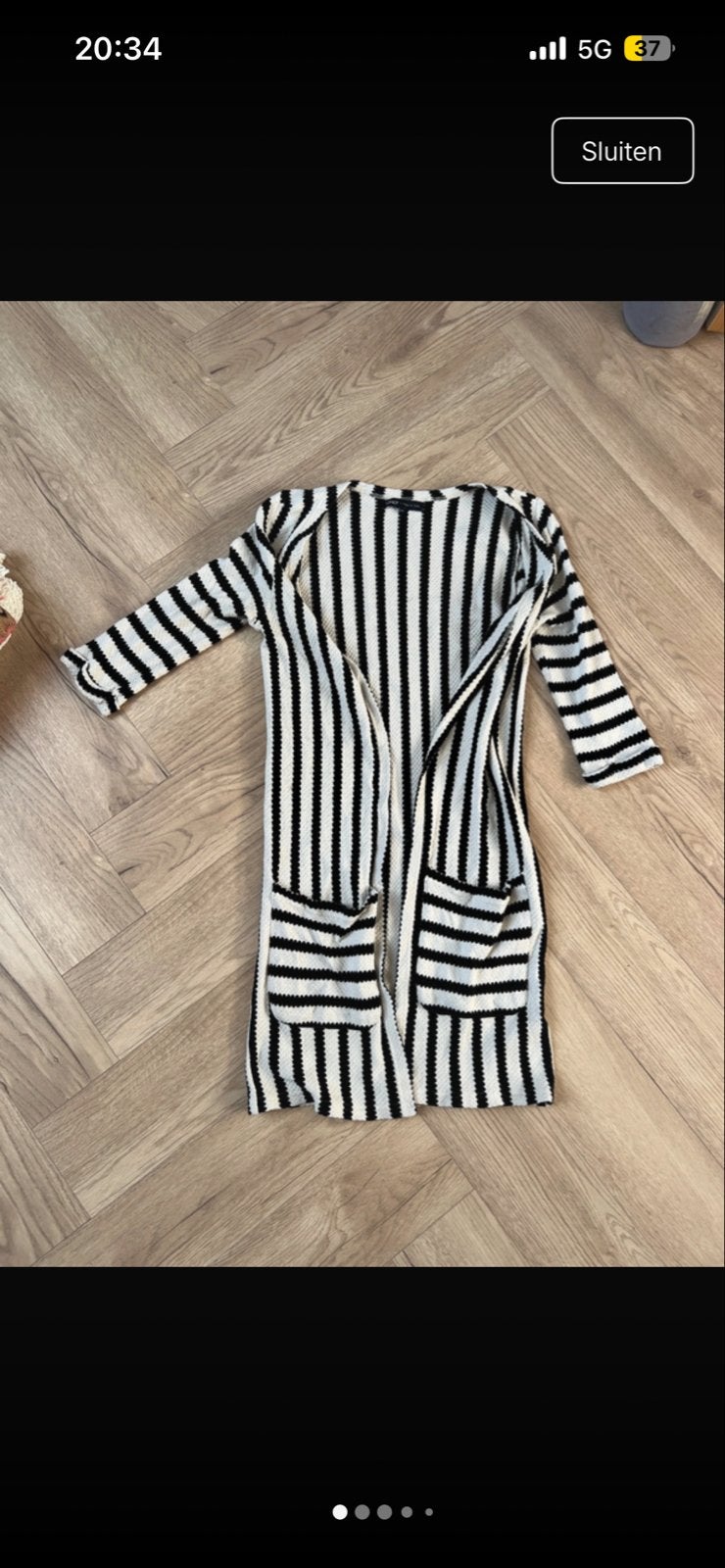 Only vest met driekwart mouw - zwart/wit gestreept, Kleding | Dames, Truien en Vesten, Ophalen of Verzenden, Zo goed als nieuw