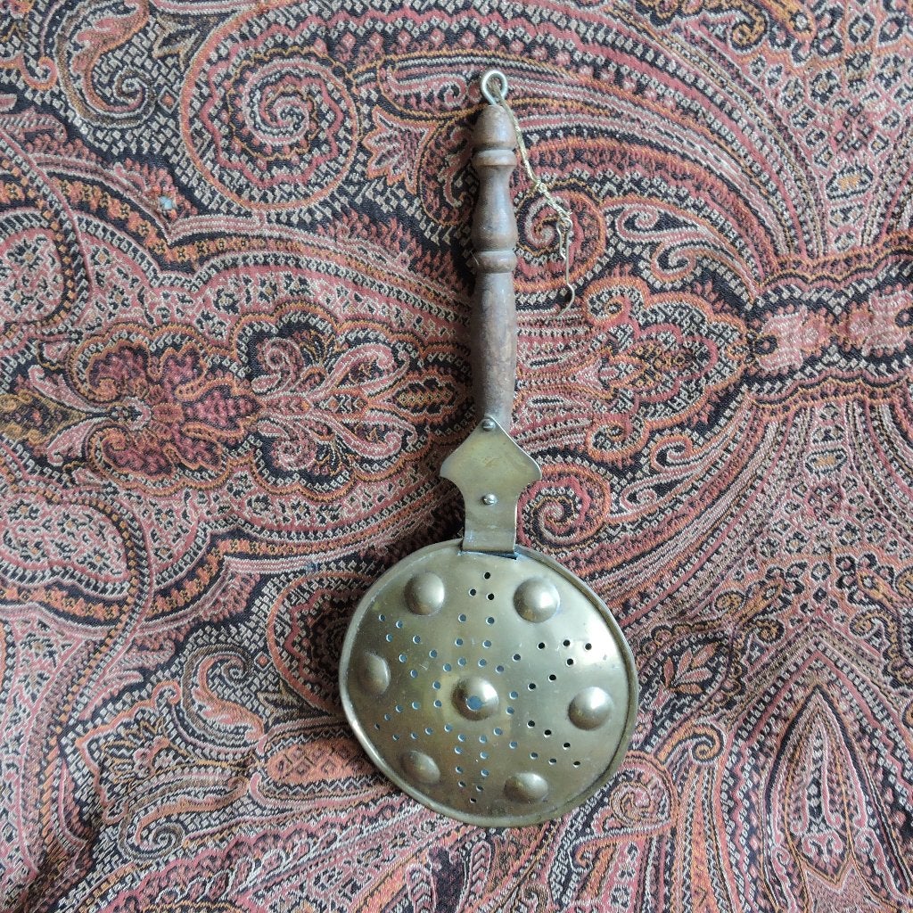 Mooie bed warmer oude koperen beddenpan, Ophalen of Verzenden, Koper