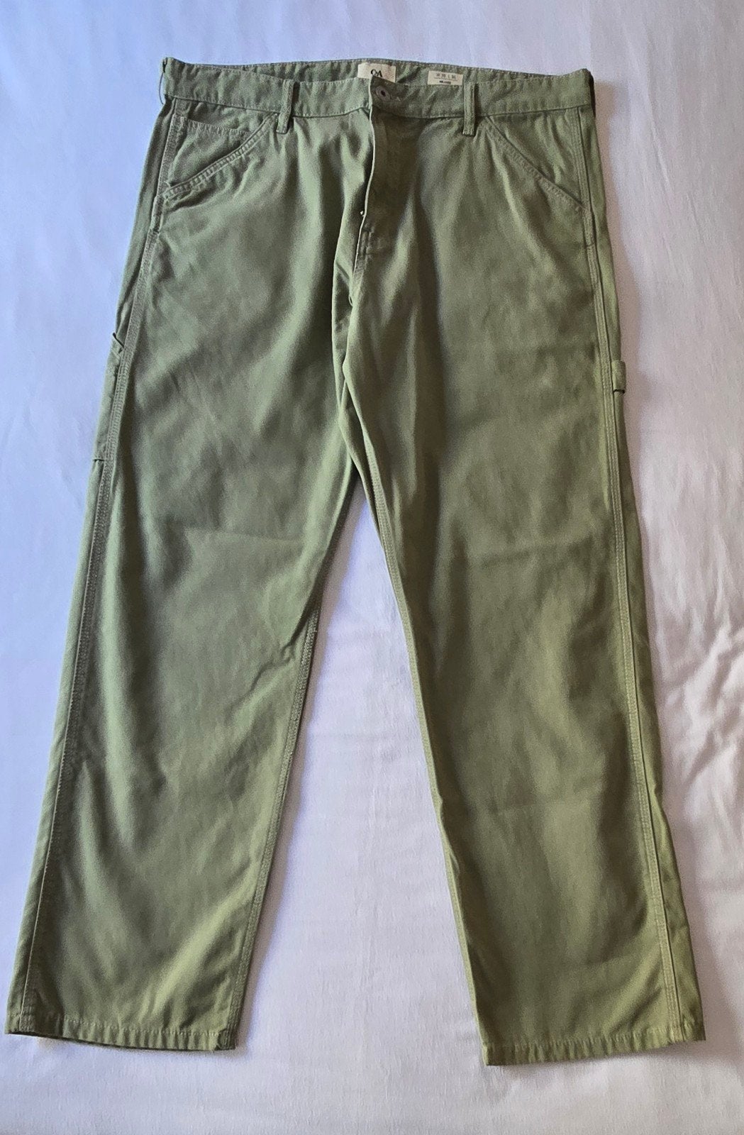 C&A Groene Relaxed Fit Werkbroek W38 L34, Nieuw, Overige maten, Groen, C&A