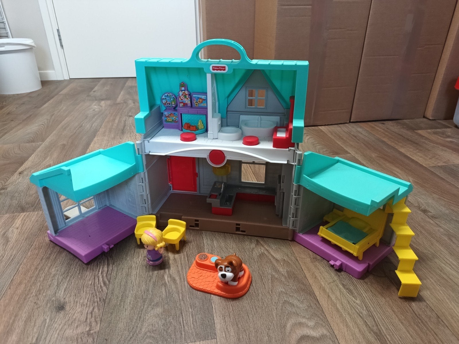 Fisher-Price Little People Speelhuis met accessoires, Ophalen, Gebruikt, Overige typen