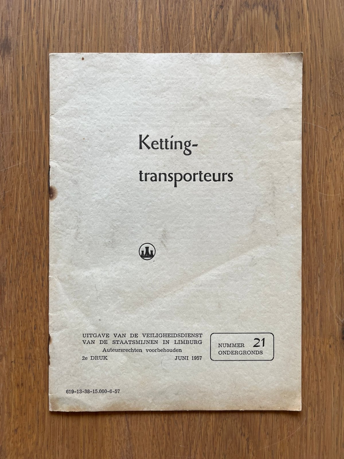 Kettingtransporteurs - Staatsmijnen in Limburg, Boeken, Ophalen of Verzenden, 20e eeuw of later, Gelezen