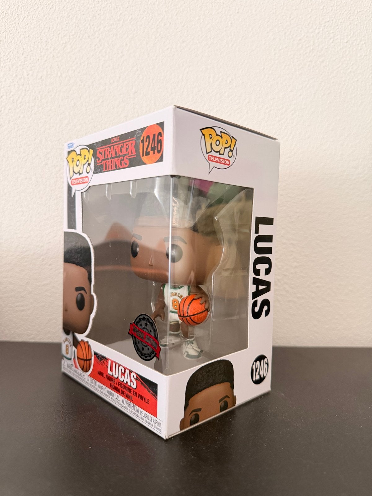 Funko Pop! Stranger Things Lucas - Special Edition, Verzamelen, Poppetjes en Figuurtjes, Ophalen of Verzenden, Nieuw