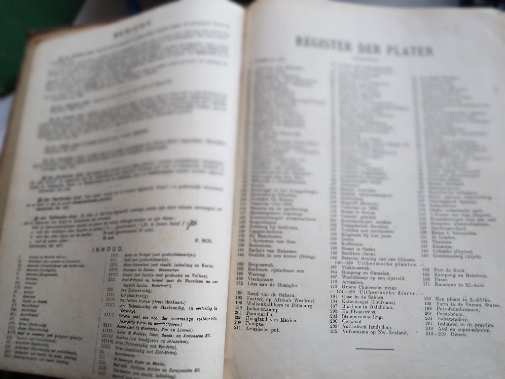 Atlas-geill.schoolatlas,geheele aarde r.bos,1917,15e druk, Gelezen, R.bos, Ophalen of Verzenden, Landkaart