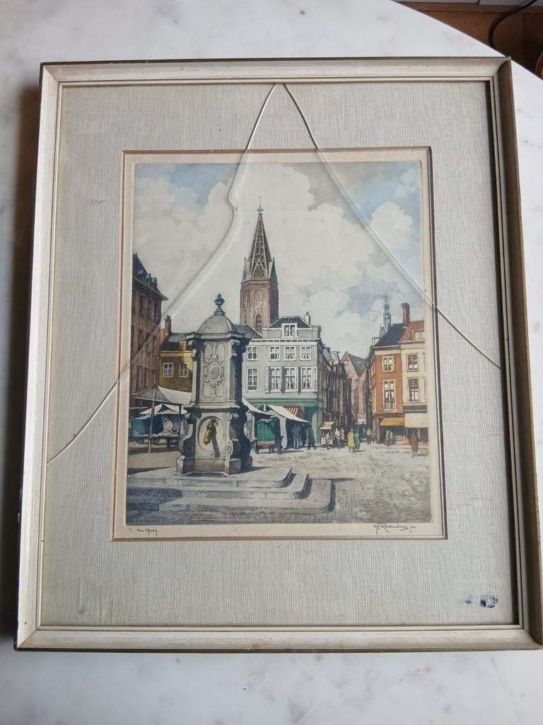 Ets van M.S. Rodenburg, Den Haag 1948, Ophalen of Verzenden