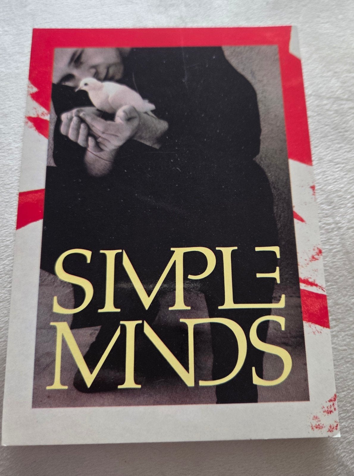 Simple Minds, Verzamelen, Ansichtkaarten | Themakaarten, Ongelopen, 1980 tot heden, Sterren en Beroemdheden, Verzenden