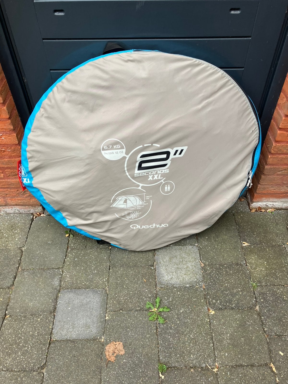 2 seconds xxl tent 2 persoons, Ophalen, Zo goed als nieuw, Tot en met 2