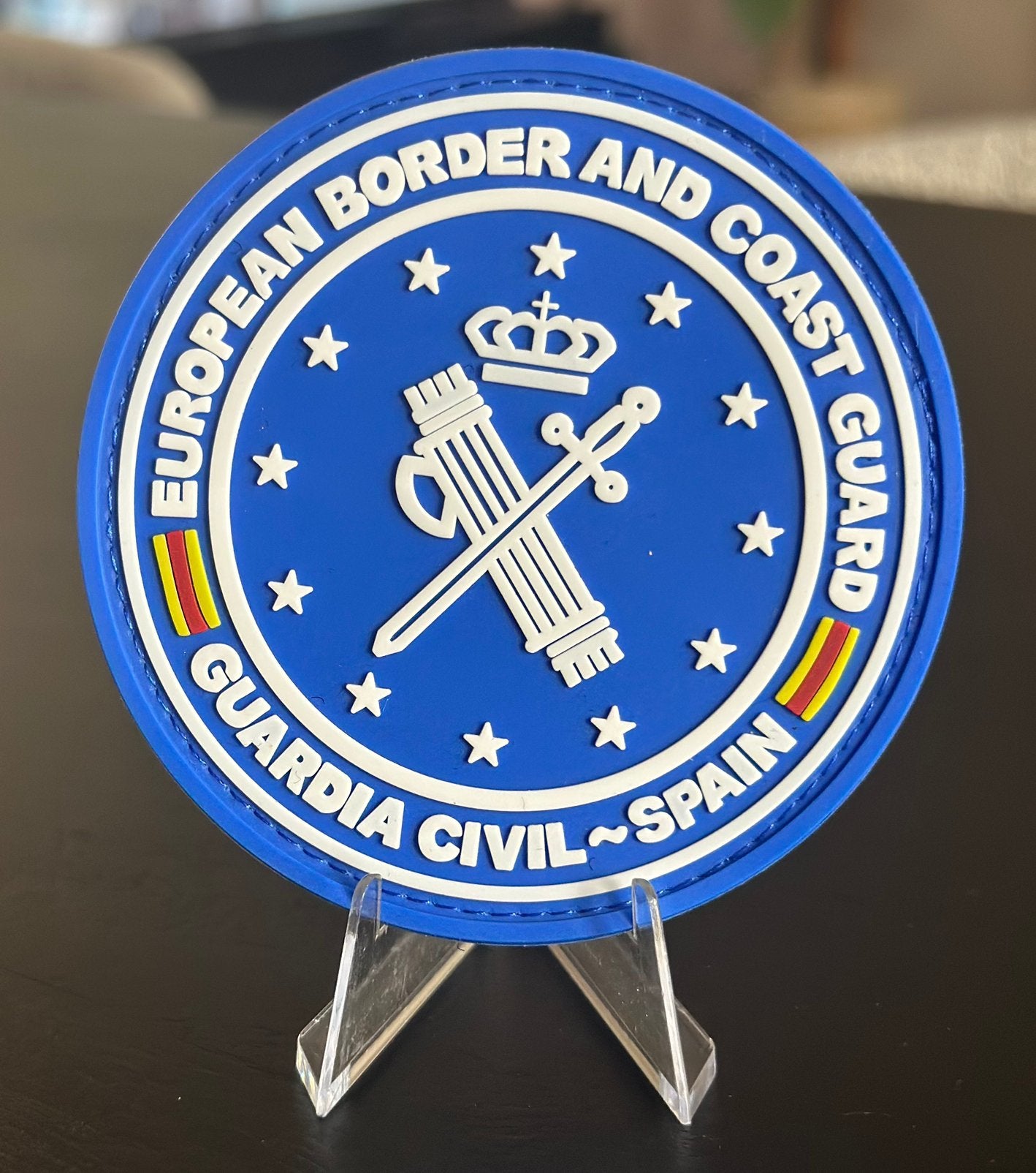 Guardia Civil Frontex PVC Patch Spanje, Ophalen of Verzenden, Overige soorten, Overige gebieden, Embleem of Badge