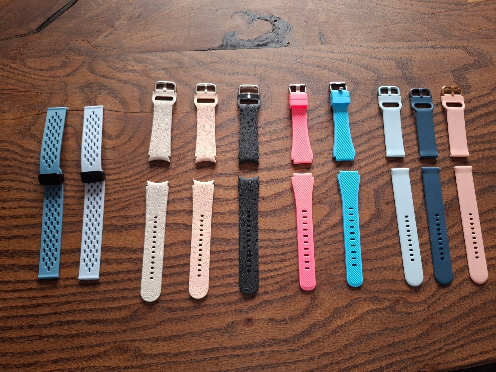 Diverse set van horlogebandjes, tbv Samsung Galaxy Watch 4, Ophalen of Verzenden, Gebruikt