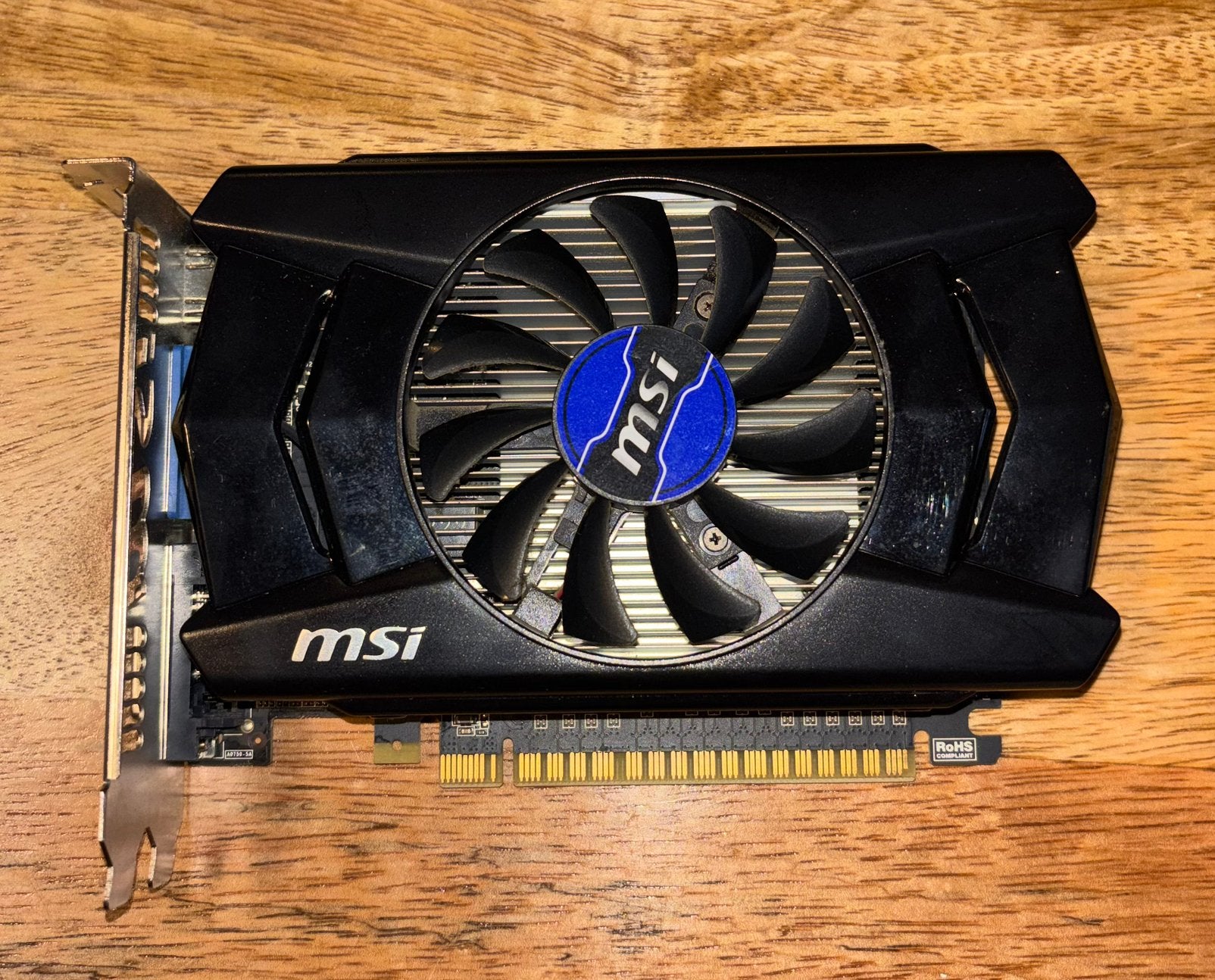 MSI GTX 750 Ti OC 2GB – geen extra voeding nodig - Werkend, Computers en Software, PCI-Express 3, Gebruikt, HDMI, Ophalen of Verzenden