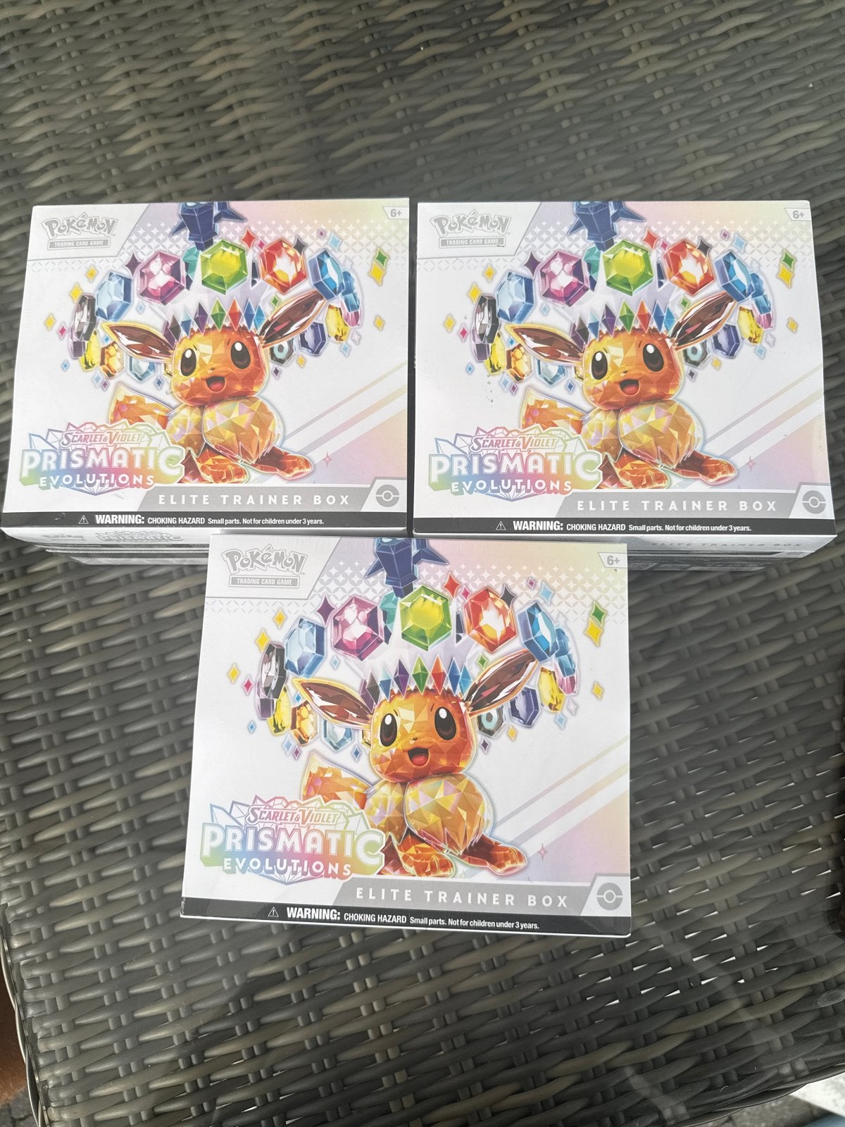 2x Prismatic Evolutions ETB – Te Koop / Trade, Hobby en Vrije tijd, Ophalen, Nieuw, Overige typen