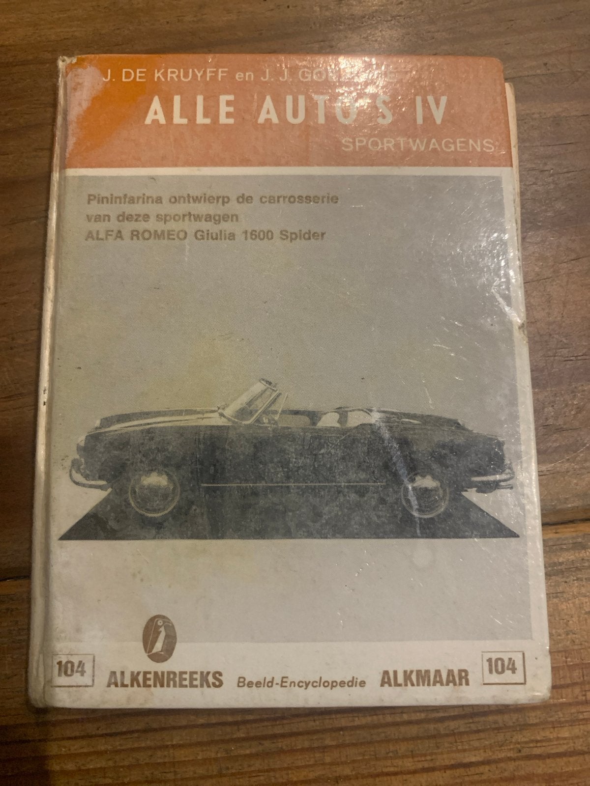 Alle Auto's IV Sportwagens - J. de Kruyff & J.J. Gompes, Ophalen of Verzenden, Gelezen, Alfa Romeo