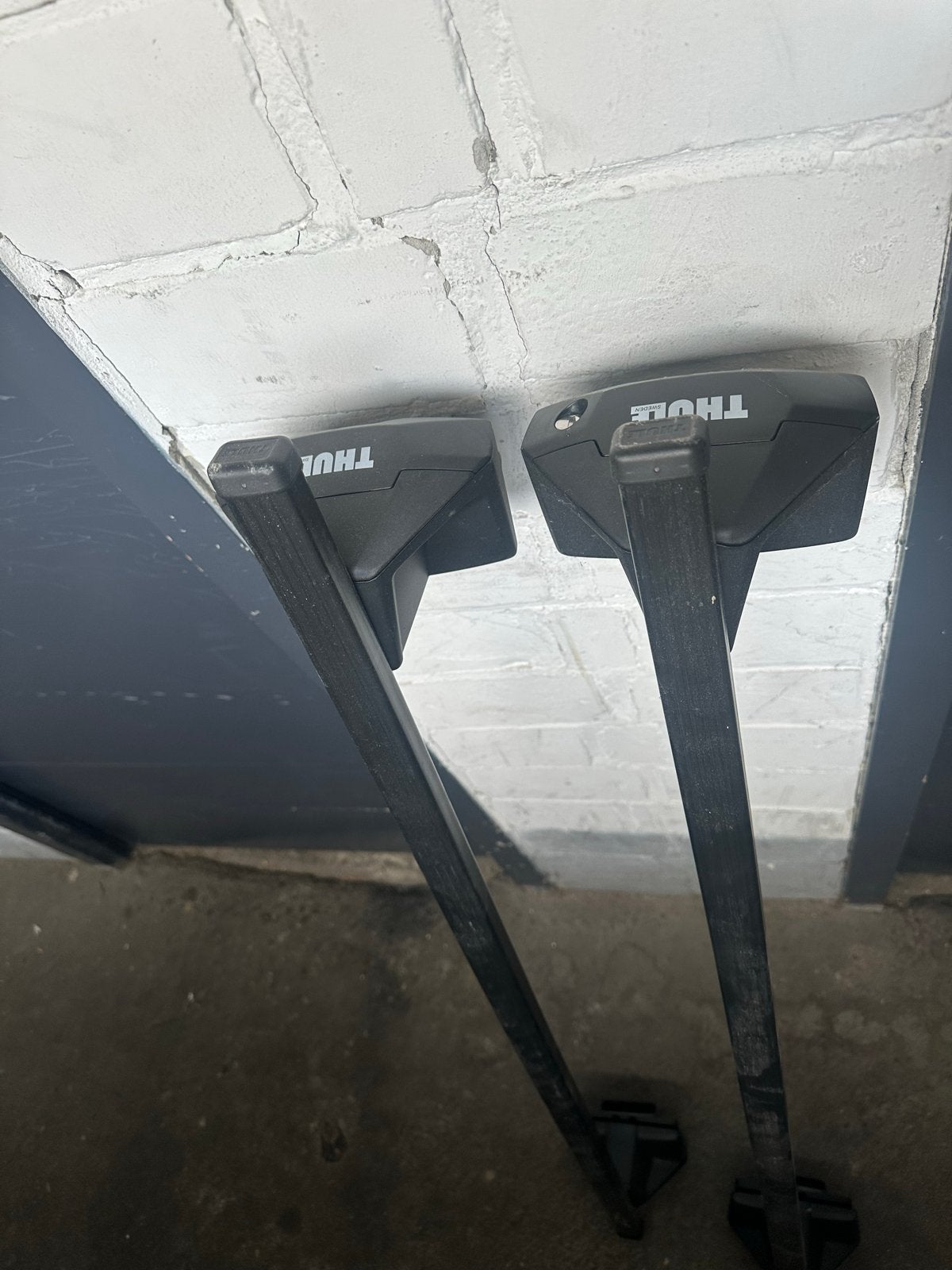 Thule dakdragers - Gebruikt maar in goede staat Audi A3 2013, Auto diversen, Dakdragers, Ophalen, Gebruikt