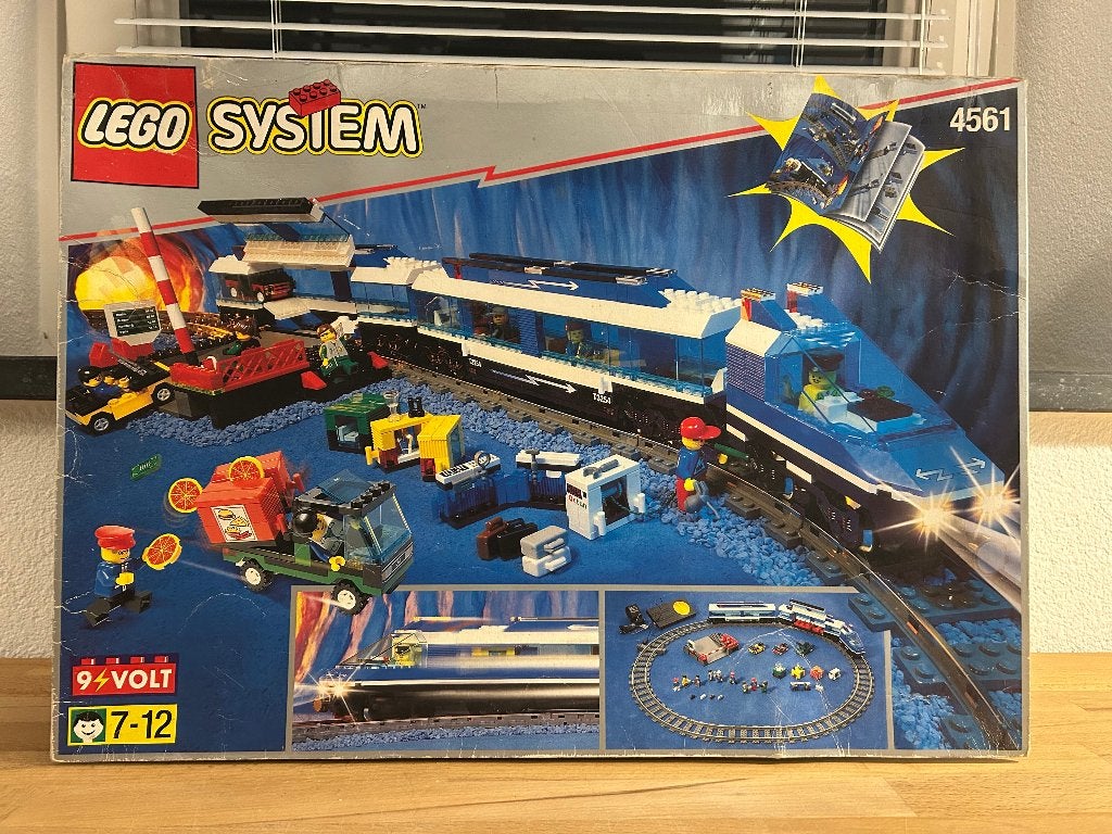 Lego City 9V Train 4561 - Railway Express + Trafoset