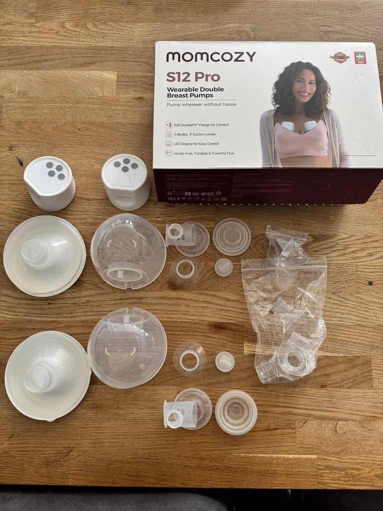 Momcozy S12 Pro Draagbare Handsfree Borstkolf, Kinderen en Baby's, Babyvoeding en Toebehoren, Zo goed als nieuw, Borstkolf, Ophalen of Verzenden