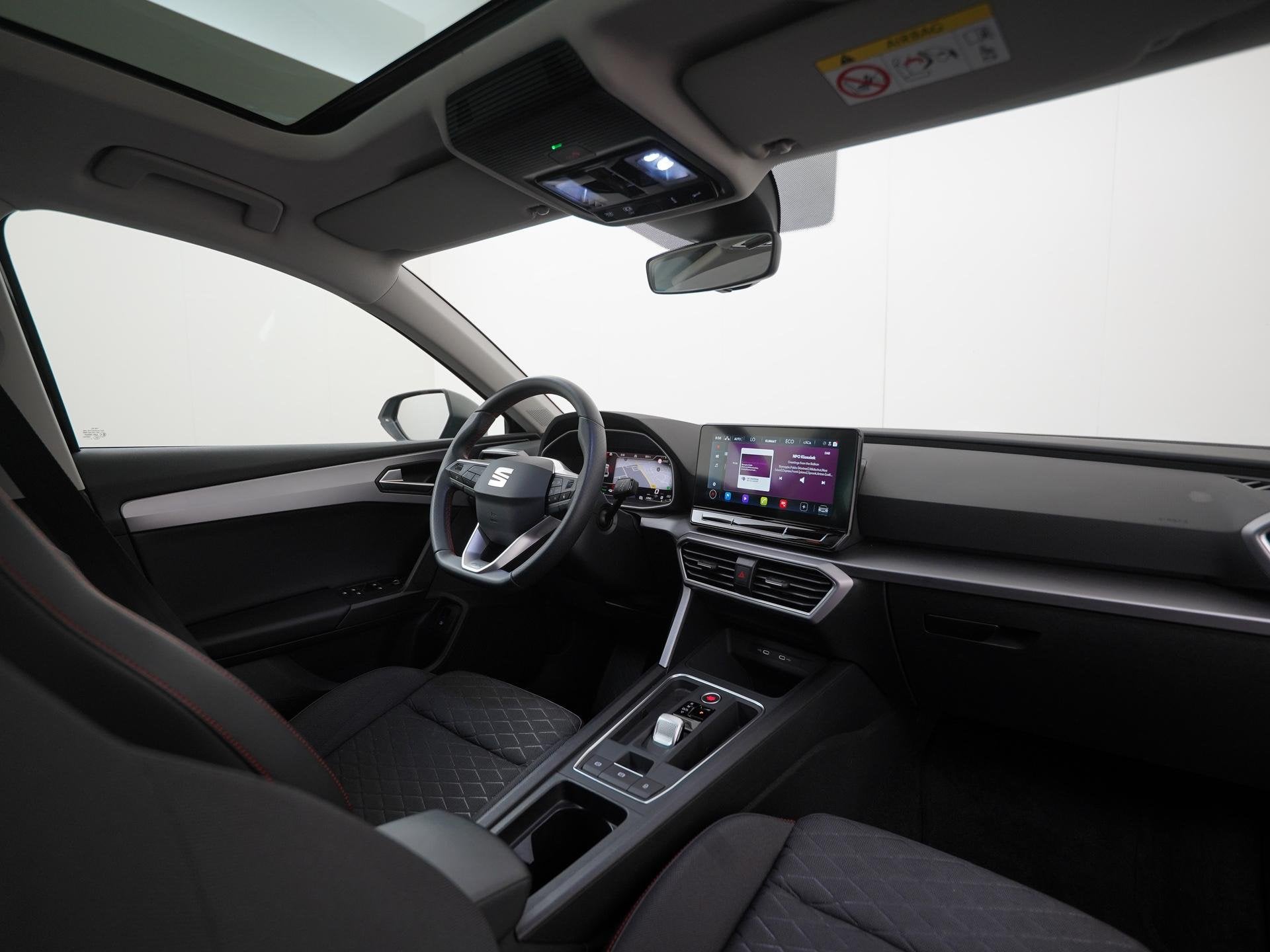 SEAT Leon 1.4 TSI eHybrid PHEV FR | Schuifdak | Stuurverwarm, Auto's, Seat, Stof, Gebruikt, 4 cilinders, Leon