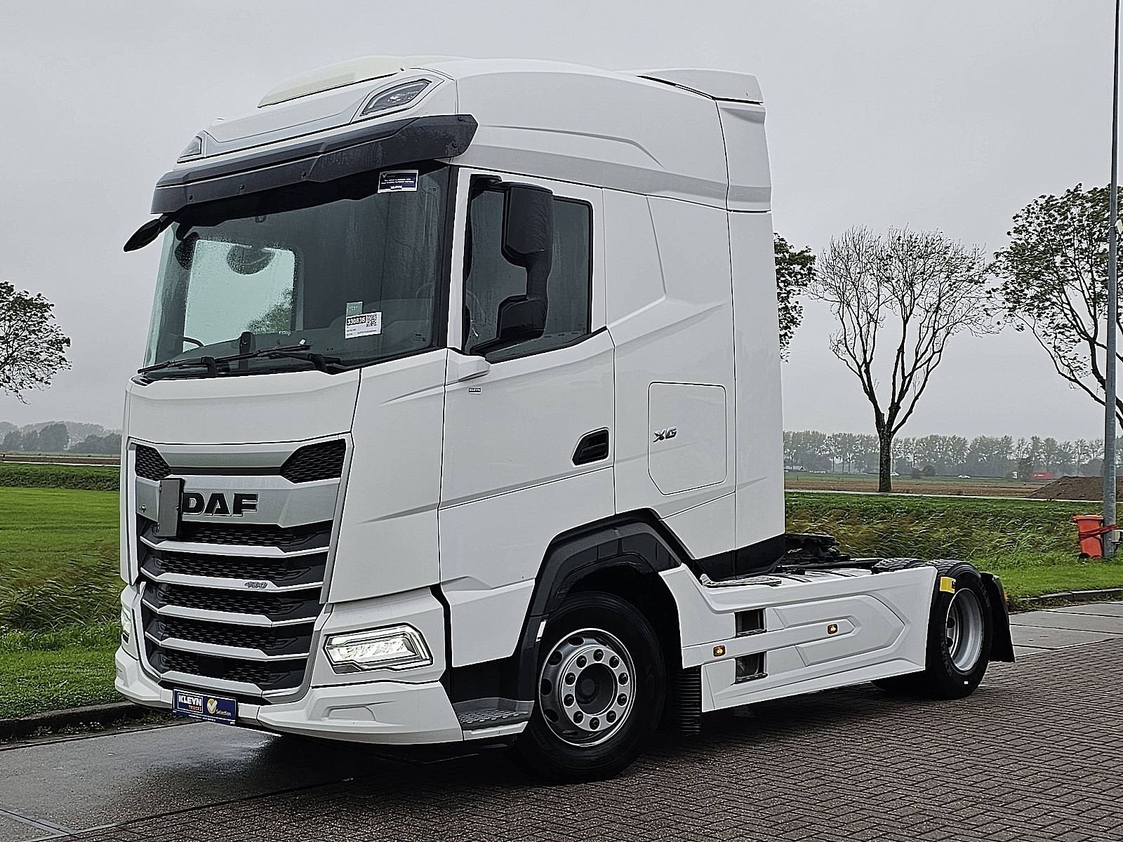 DAF XG 480 424tkm Intarder LED Skirts Full-Spoiler Standairc, Automaat, Euro 6, Wit, Verwarmde buitenspiegels
