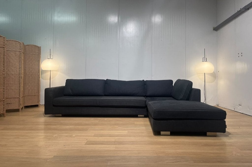 TER STOFFERING Minotti Hilton Hoekbank, Minotti, Hoekbank, 300 cm of meer, Vierpersoons of meer