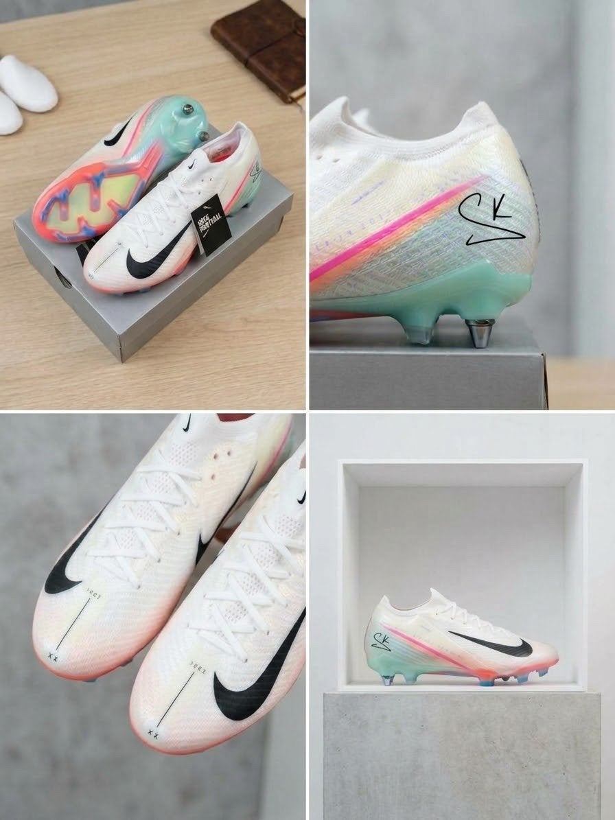 Nike Zoom Mercurial Vapor 15 Elite signed, Ophalen of Verzenden, Zo goed als nieuw, Wit, Sneakers of Gympen