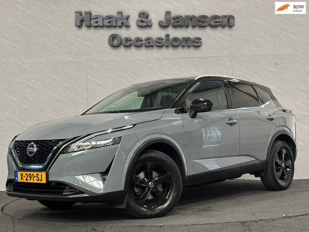 Nissan Qashqai 1.3 MHEV Xtronic Business Executive Pano, Auto's, Nissan, Euro 6, Leder, Hybride Elektrisch/Benzine, Qashqai