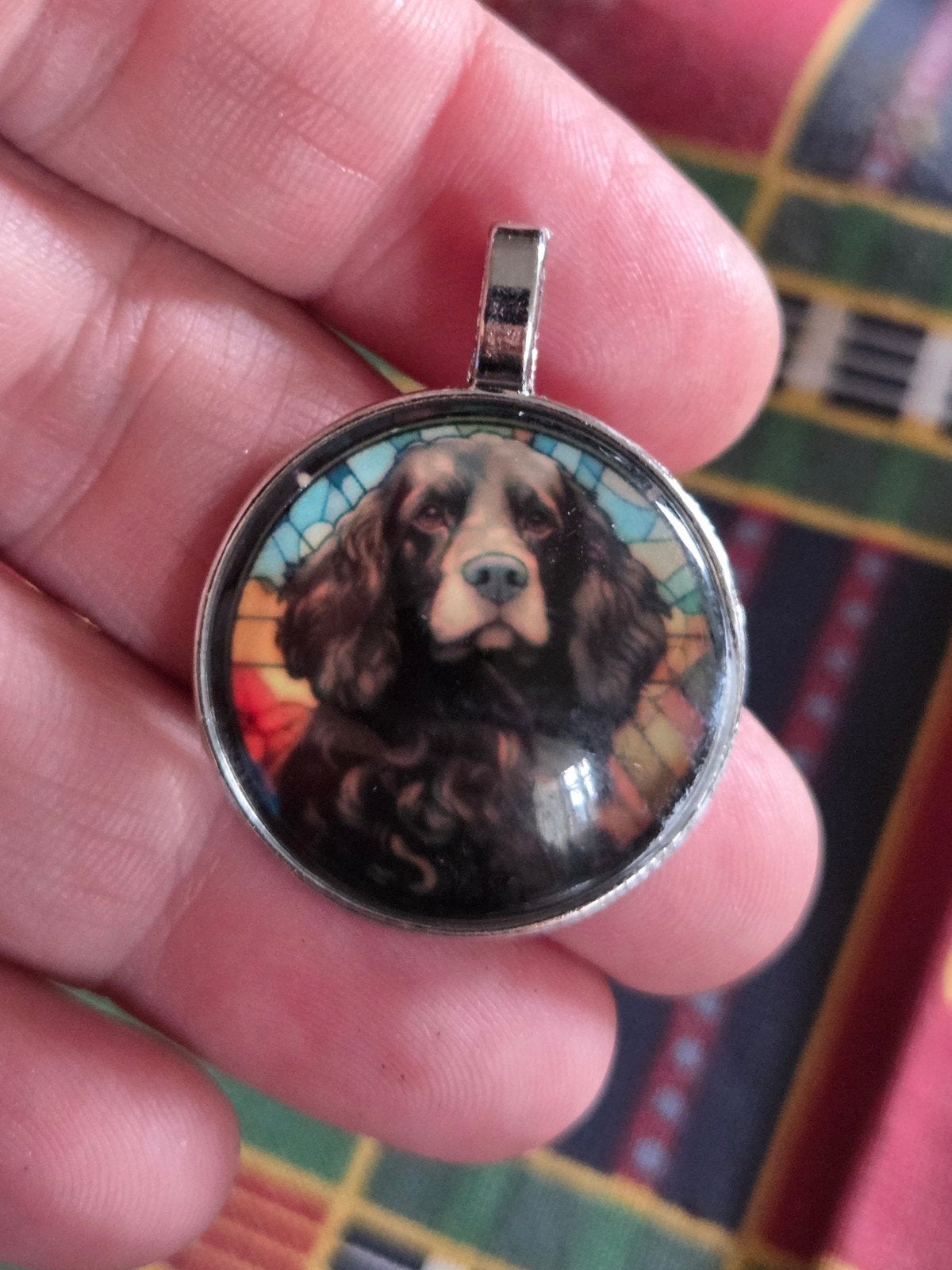 Hanger met afbeelding van een hond, Overige materialen, Nieuw, Ophalen of Verzenden, Zilver
