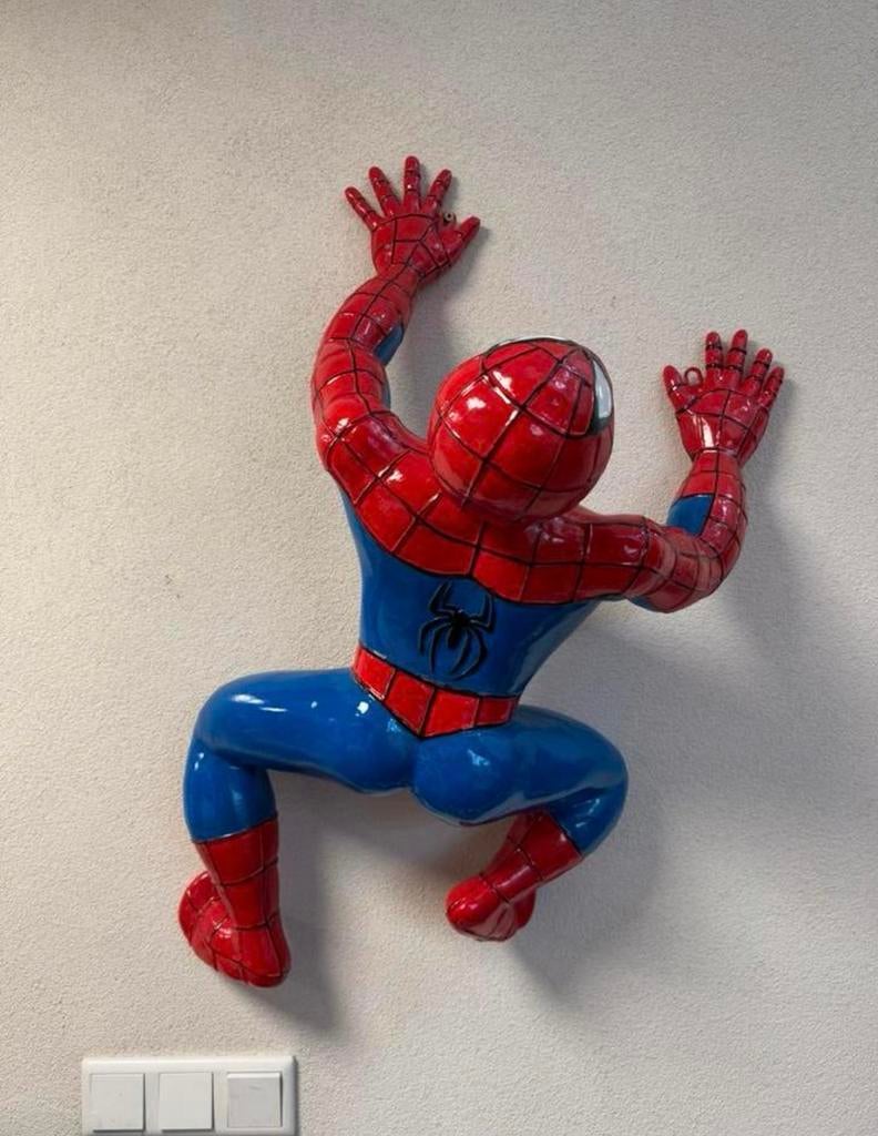 Spiderman Muurdecoratie - Klimmende Spiderman Beeld, Ophalen, Beeldje of Figuurtje, ., Superheld