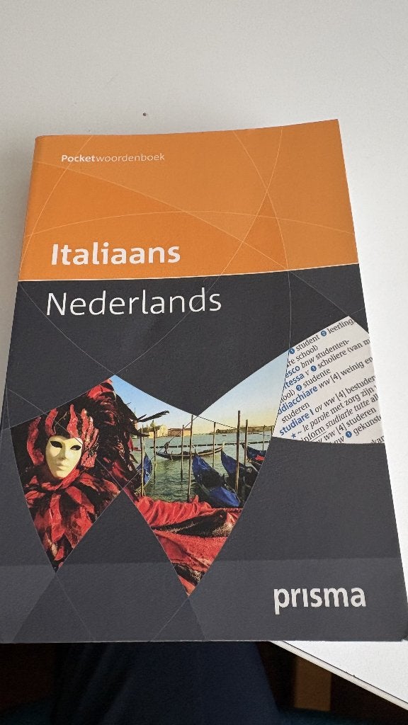 woordenboek Italiaans Nederlands Prisma, Boeken, Dr. Jacques H. Brinker, Nieuw, Alpha, HBO