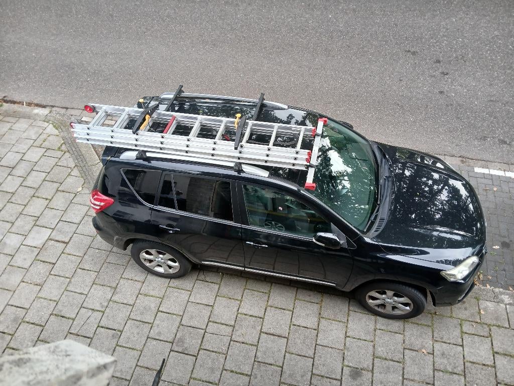 ALTREX LADDER 3 X 9 SPORTS., Ophalen of Verzenden, Zo goed als nieuw, 4 meter of meer