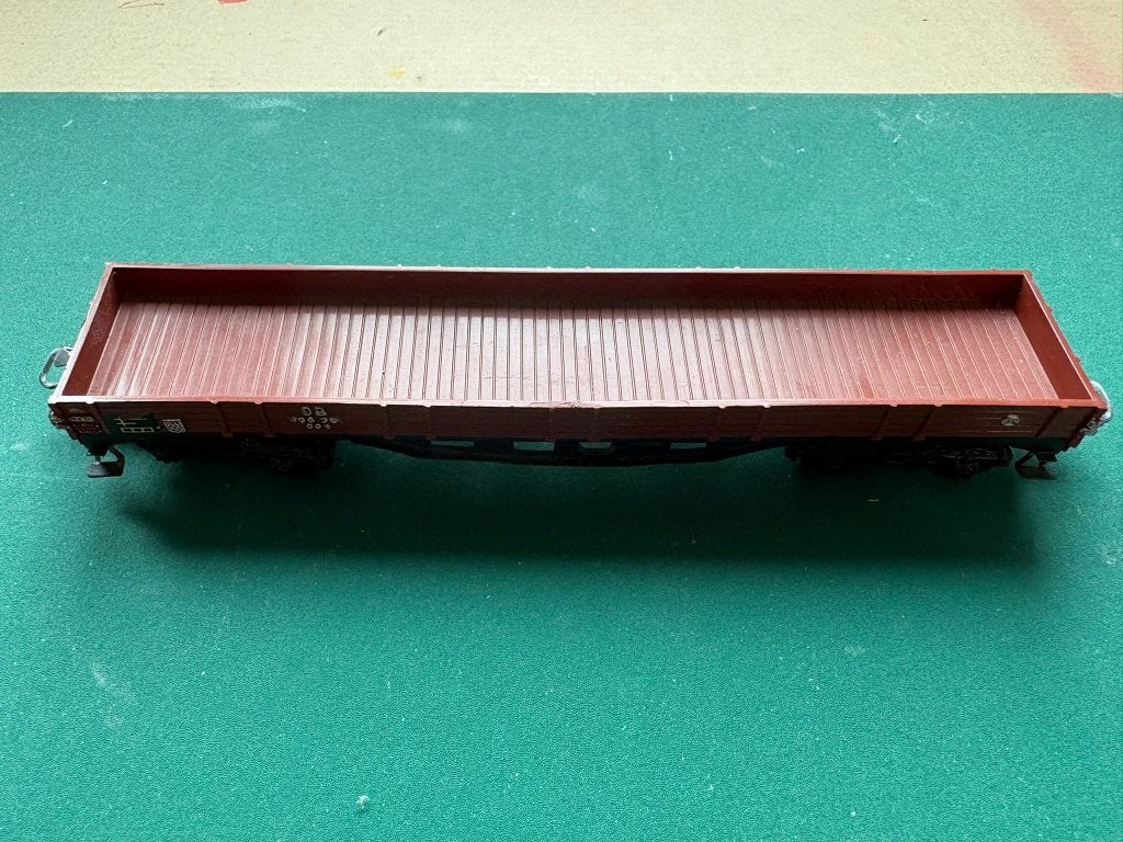 Märklin platte bakwagen lang DB IMG7788/9/90/1/2, Hobby en Vrije tijd, Modeltreinen | H0, Wisselstroom, Gebruikt, Wagon, Ophalen of Verzenden