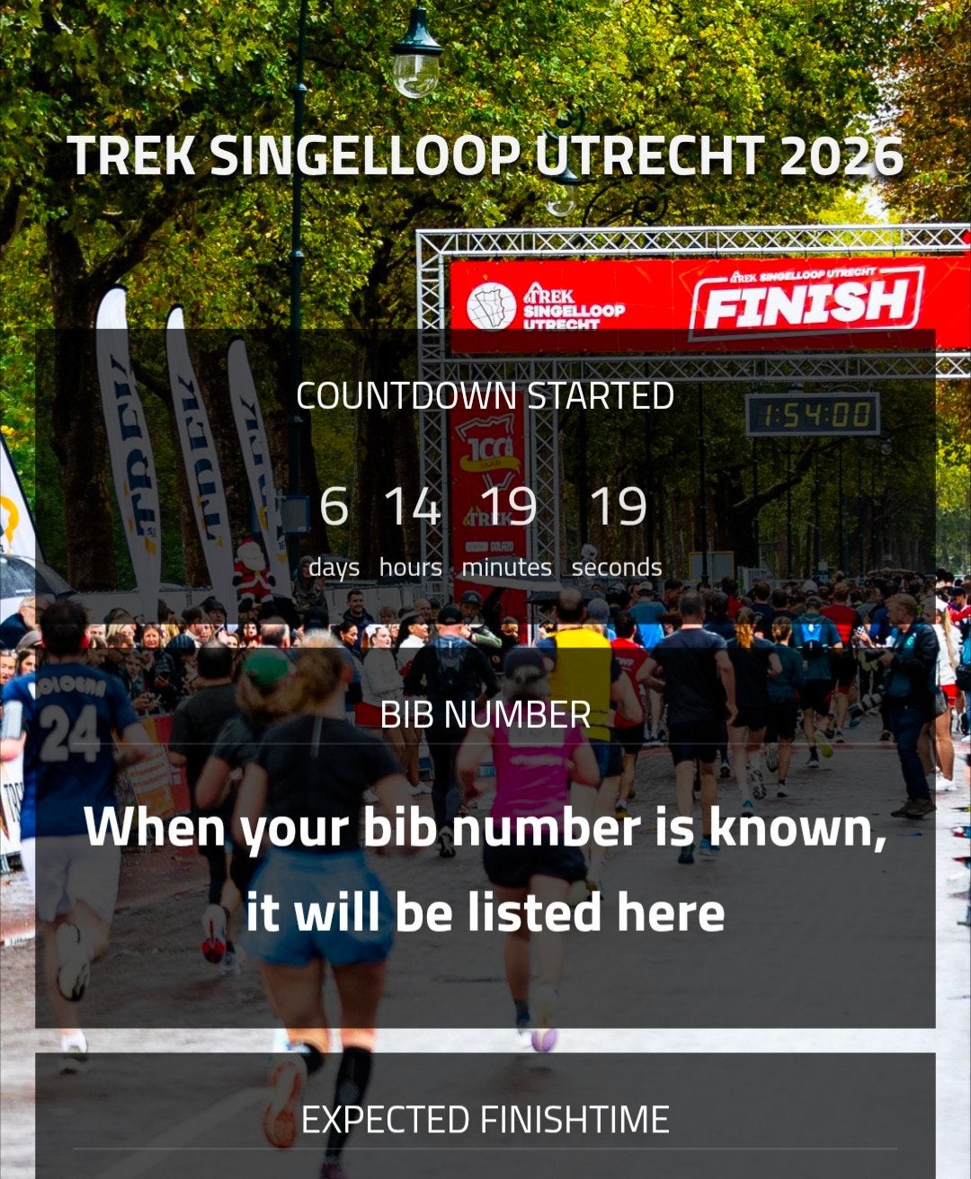 Startbewijs Trek Singelloop Utrecht 2026, Overige typen, Nieuw, Hardlopen, Ophalen