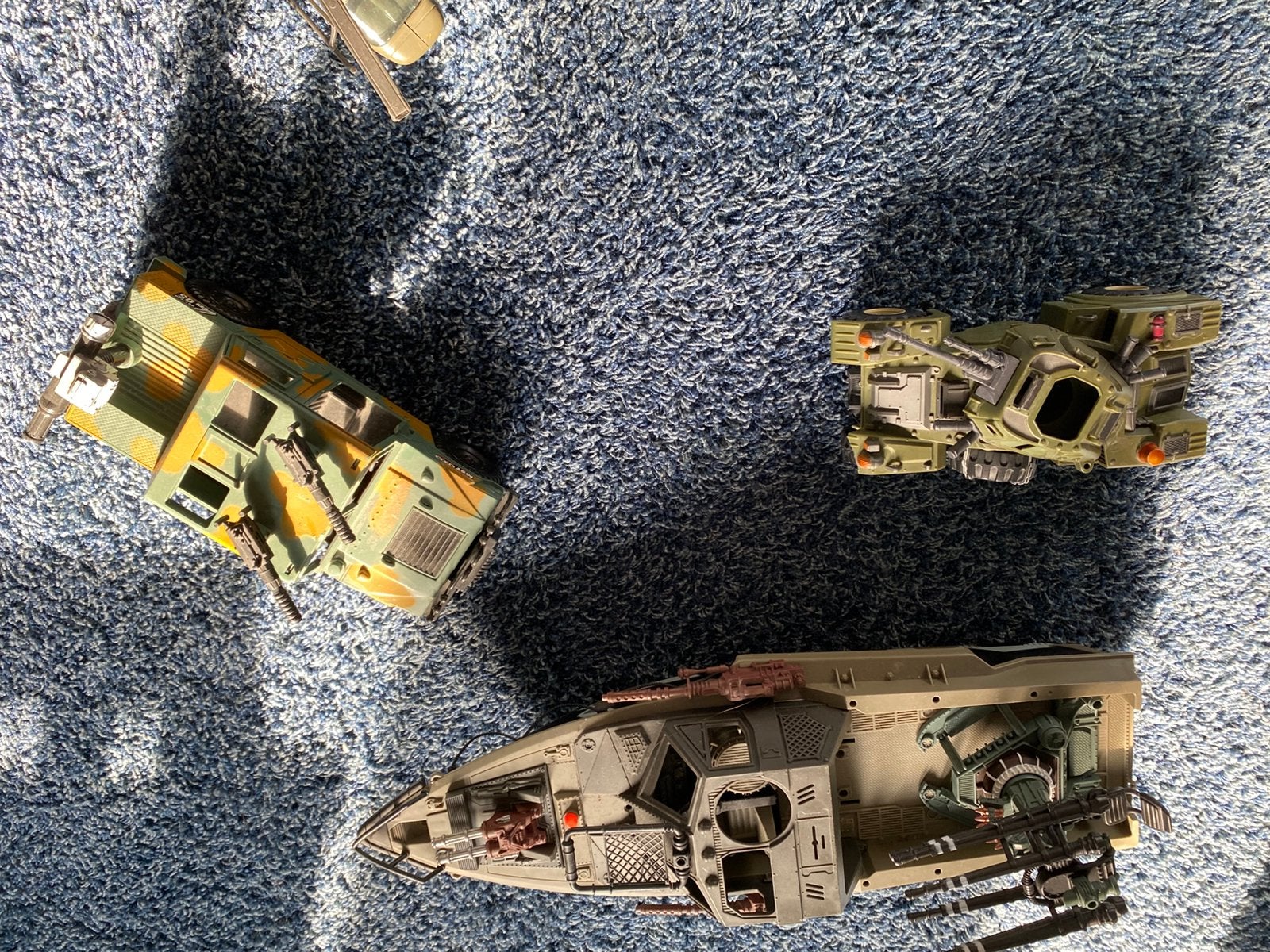 Legerspeelgoed Grote Legervoertuigen Tanks boot enz, Ophalen of Verzenden, Gebruikt