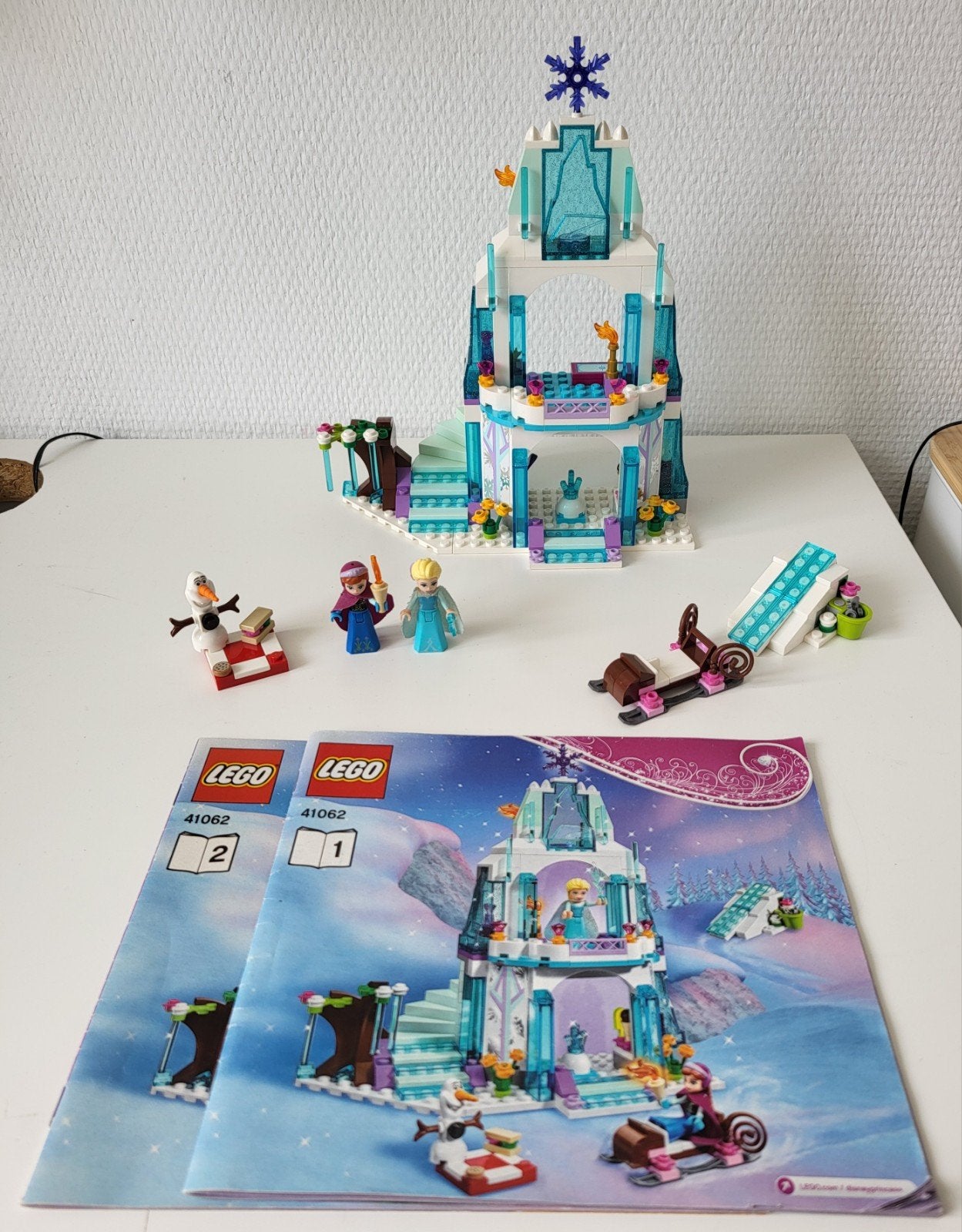 LEGO Disney Frozen ijspaleis set 41062, Lego, Compleet, Ophalen of Verzenden, Zo goed als nieuw