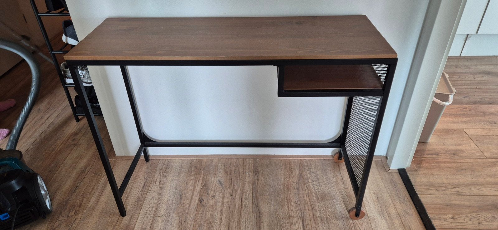 IKEA FJÄLLBO (Vintage) bureau met opbergruimte - Hout metaal, Opbergruimte, Hout, Secretaire, Bruin