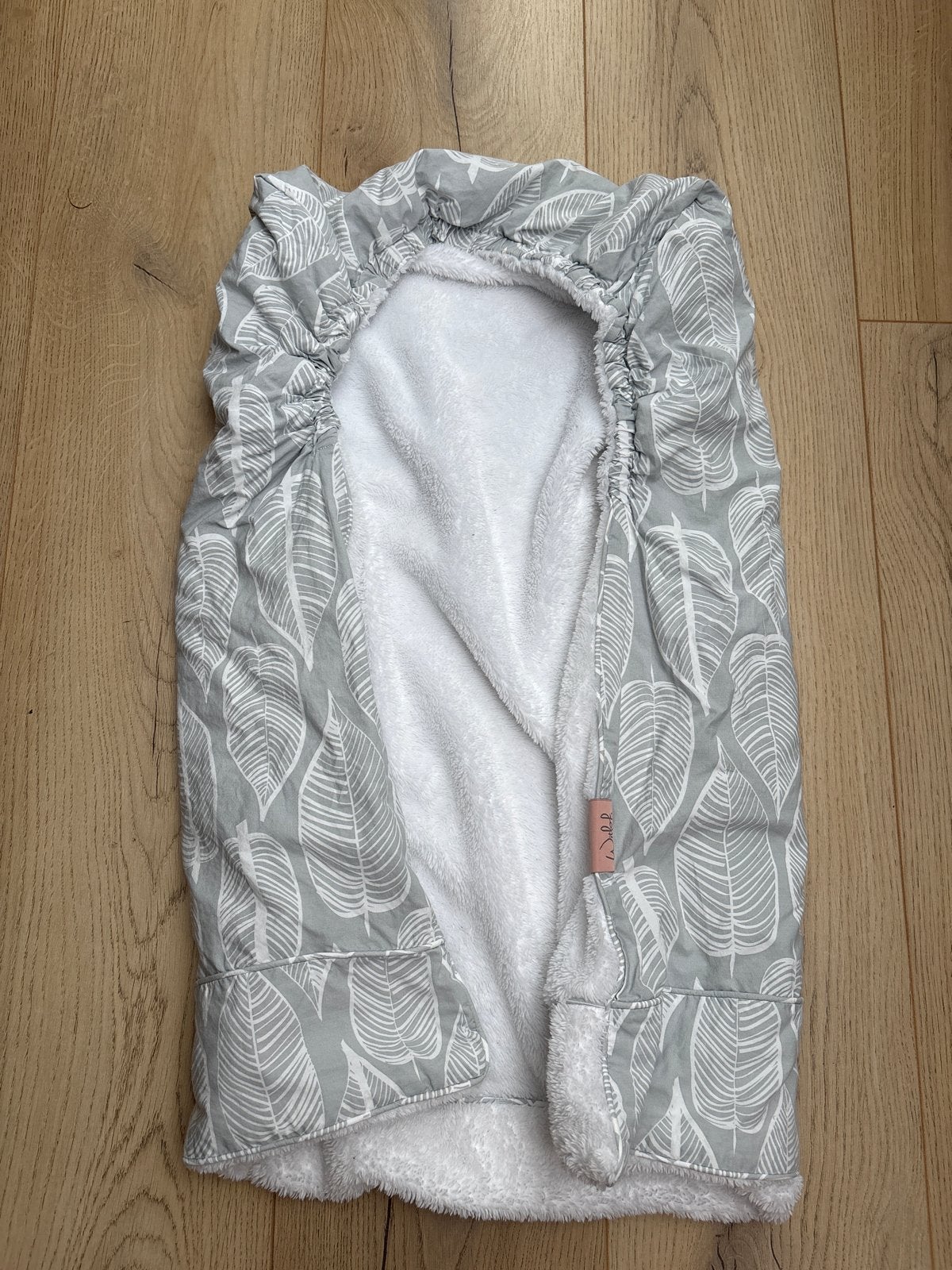 Witlof voetenzak/wikkeldoek met bladerenprint, Ophalen, Zo goed als nieuw