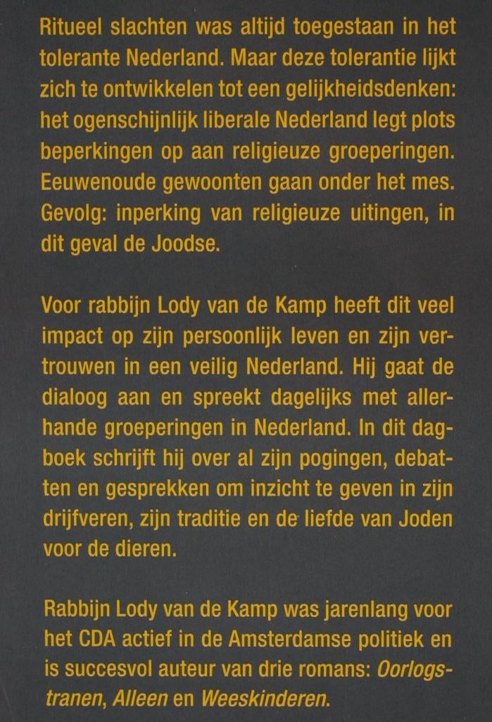 Dagboek van een verdoofd rabbijn (2012), Jodendom, Verzenden, Zo goed als nieuw, Lody van de Kamp