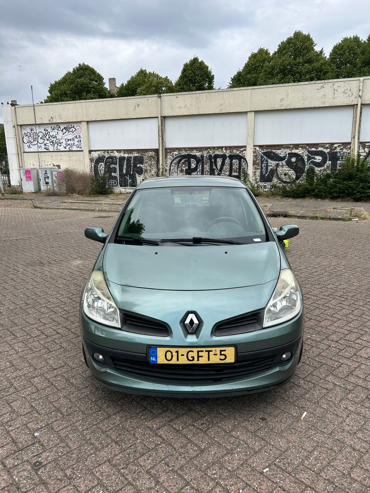 Renault Clio 1.2 TCE Dynamique 5-DRS 2008 Groen, Auto's, Voorwielaandrijving, 4 cilinders, 100 pk, Origineel Nederlands