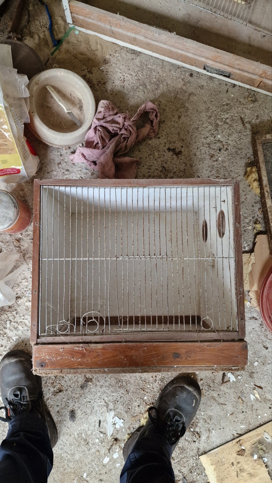 Houten kweekkast/kweekkooi, Ophalen, Gebruikt, Hout, Vogelkooi