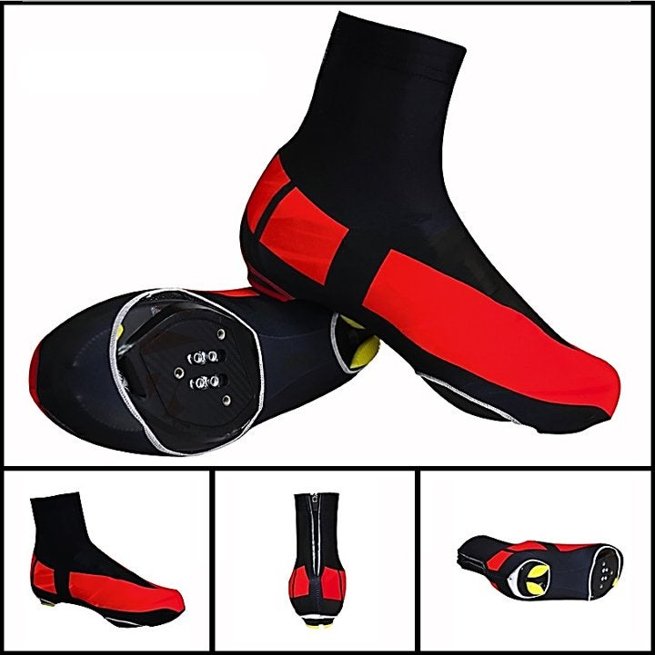 Fietsoverschoenen M 39 40 zwart rood racefiets overschoenen, Ophalen of Verzenden, Nieuw, Kleding