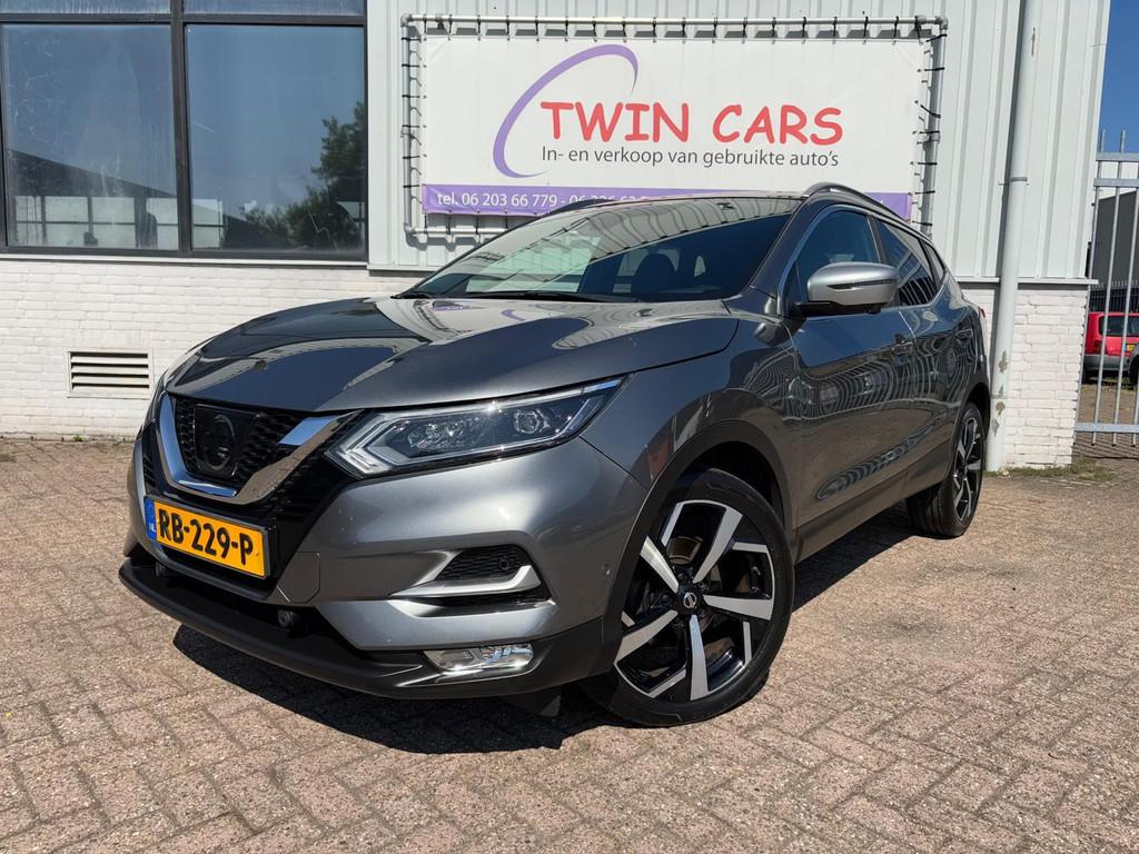 Nissan Qashqai 1.2 Tekna + AUTOMAAT NAVI LEER PANO BOSE 19 I, Gebruikt, 4 cilinders, 116 pk, Bedrijf