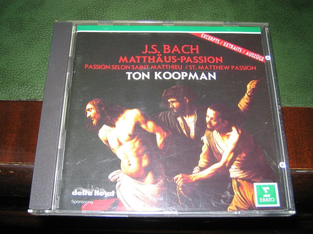 Bach – Ton Koopman – Matthaus Passion – Excerpts - , Ophalen of Verzenden, Classicisme, Zo goed als nieuw, Kamermuziek