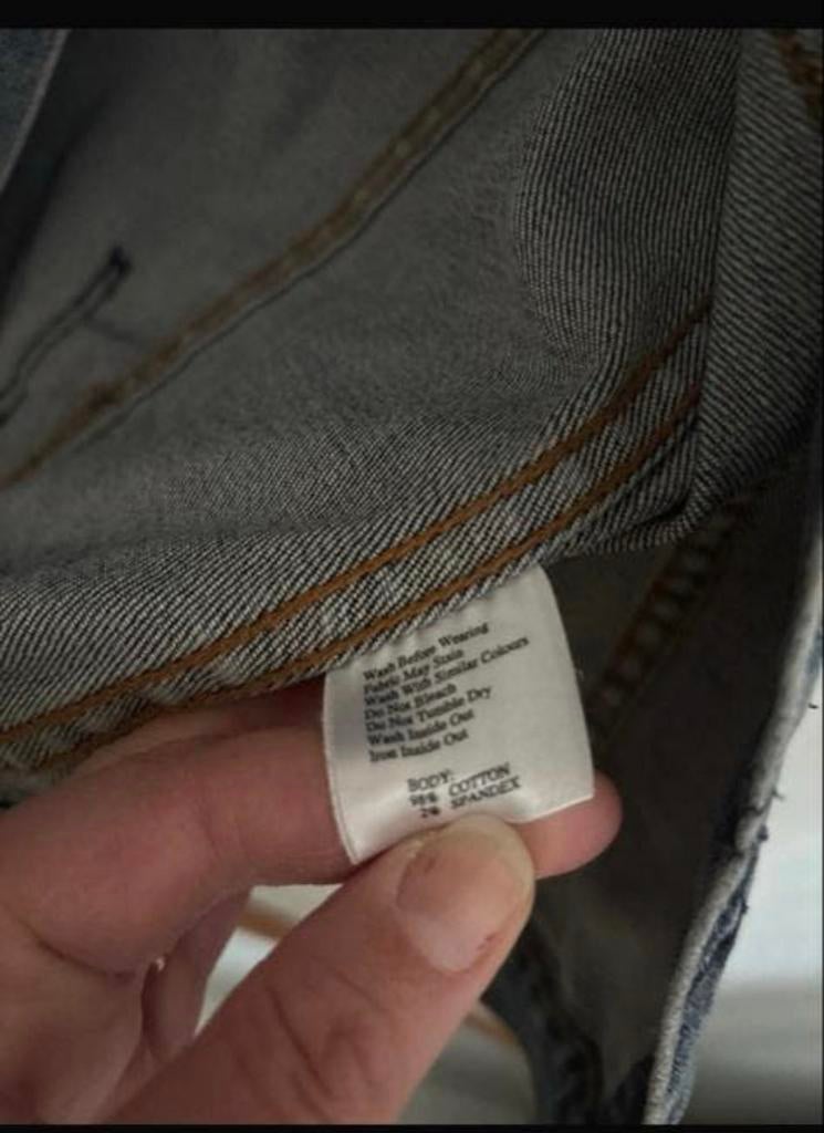 Stoere spijkerjas van L.2.W. in maat XL, Ophalen of Verzenden, Zo goed als nieuw, Maat 46/48 (XL) of groter, Blauw