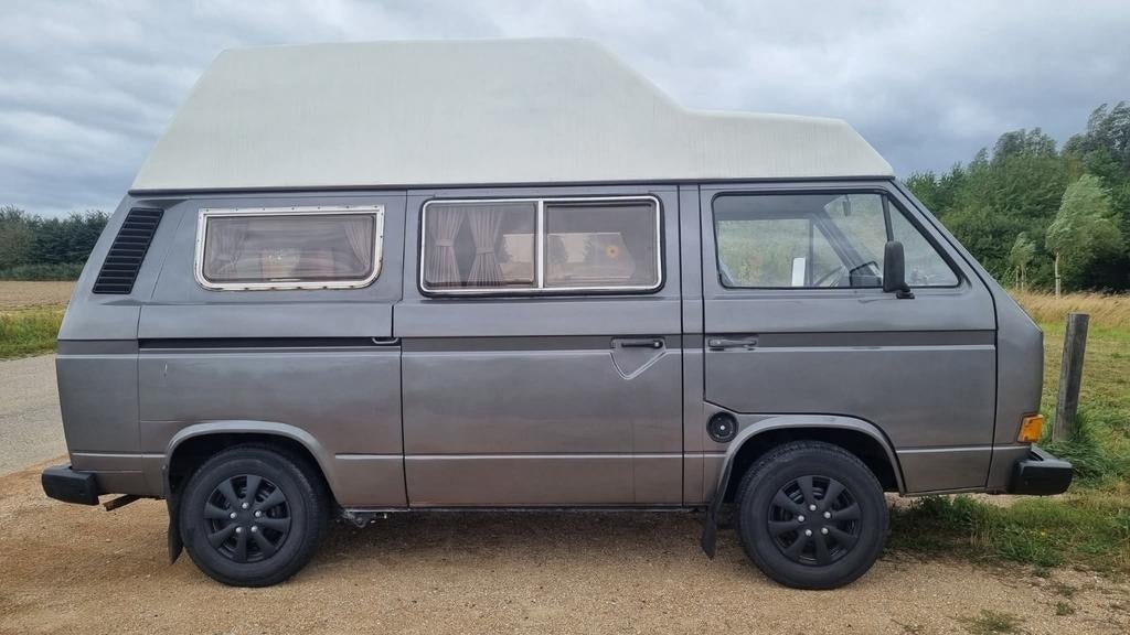 Volkswagen T3 camper belastingvrij 4p, Caravans en Kamperen, Campers, Buscamper of Camperbus, Particulier, Tot en met 4, Volkswagen