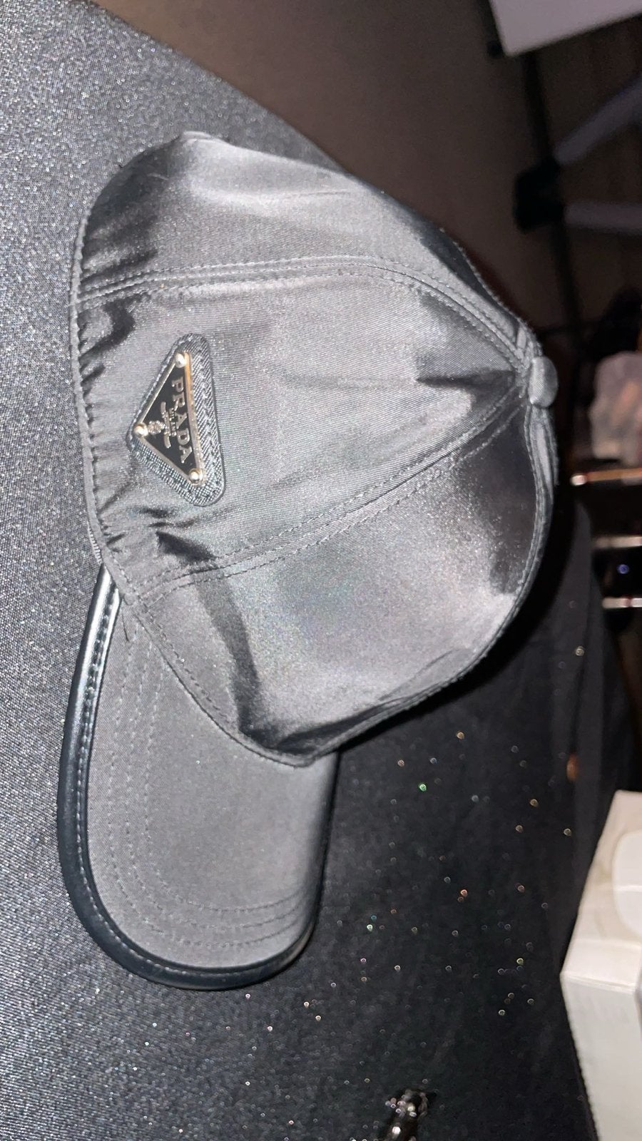 Prada Speedrock Baseball Cap - Stijlvolle Pet, Ophalen, Nieuw, One size fits all, Pet
