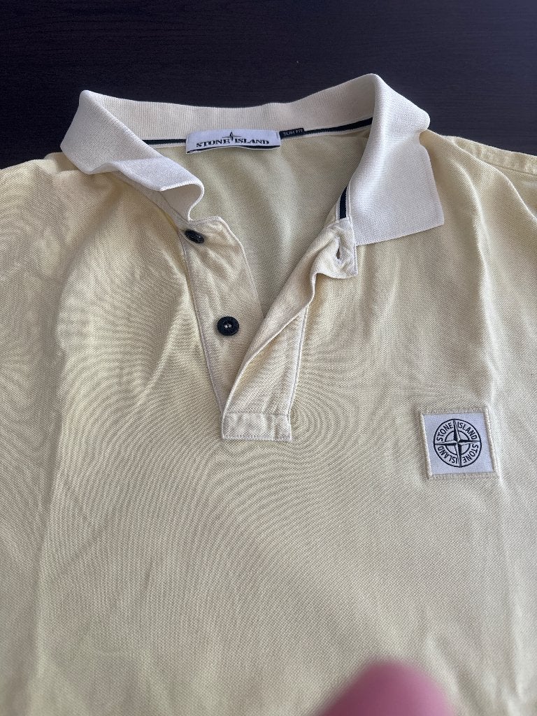 Stone Island polo, Ophalen, Geel, Overige maten, Stone Island