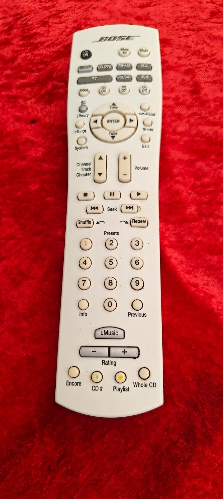 Bose Lifestyle RC38T1-40 afstandsbediening, Ophalen of Verzenden, Zo goed als nieuw