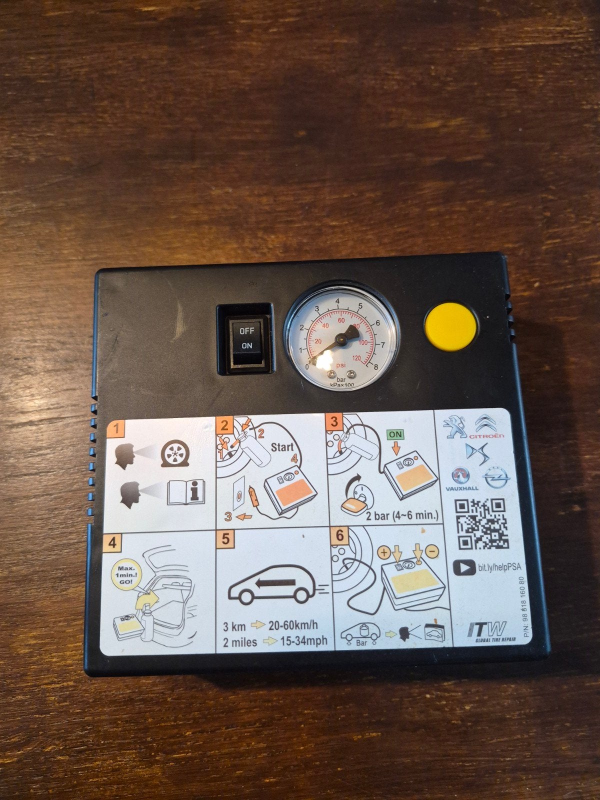 Banden Compressor met lekdicht vloeistof, Ophalen of Verzenden, Nieuw